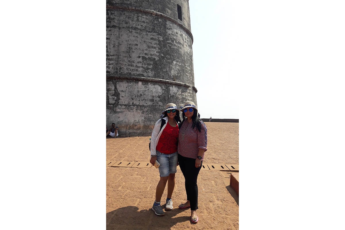 Saloni Rampal at Fort Aguada