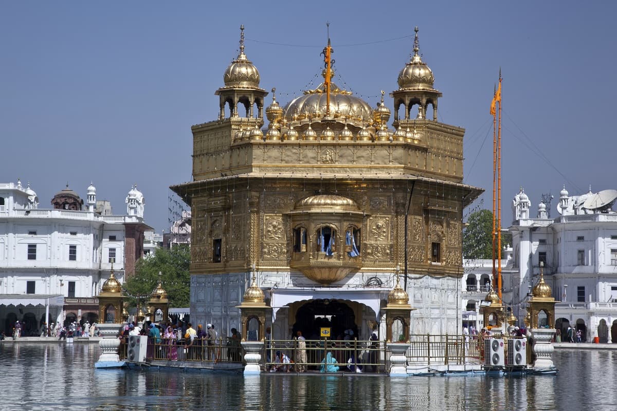 Amrit Sarovar or Pool of Nectar at Golden Temple, Punjab