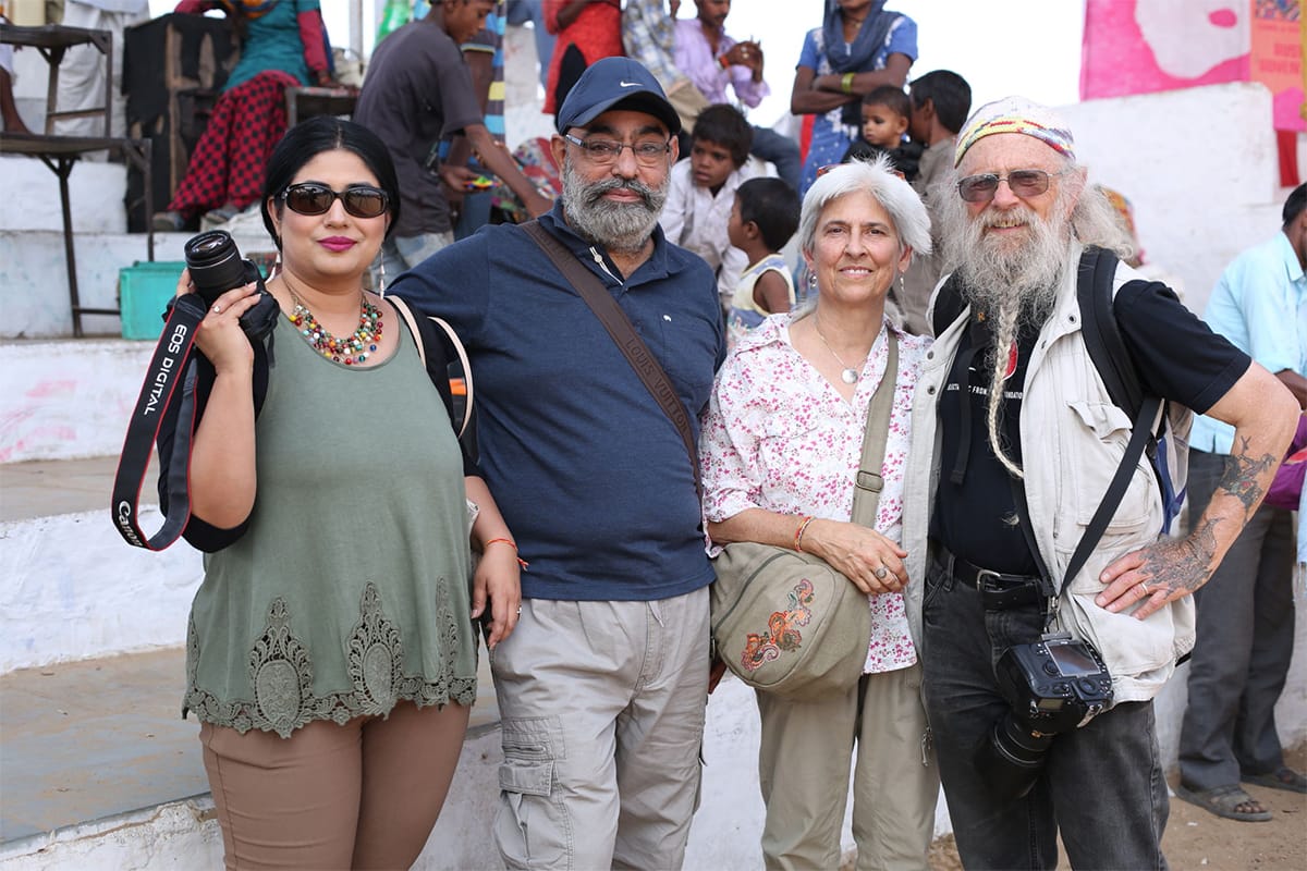 Locals and Tourists Bond at Pushkar Fair