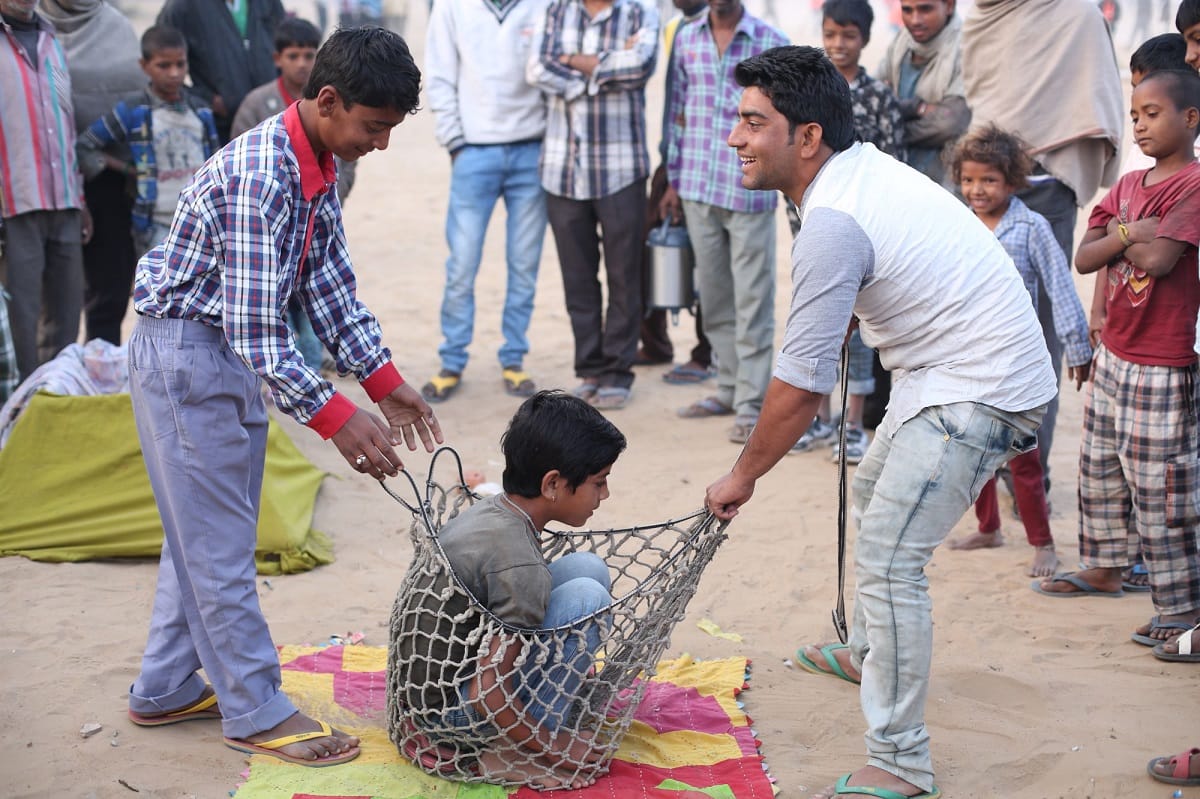 Local Magic Show in Pushkar