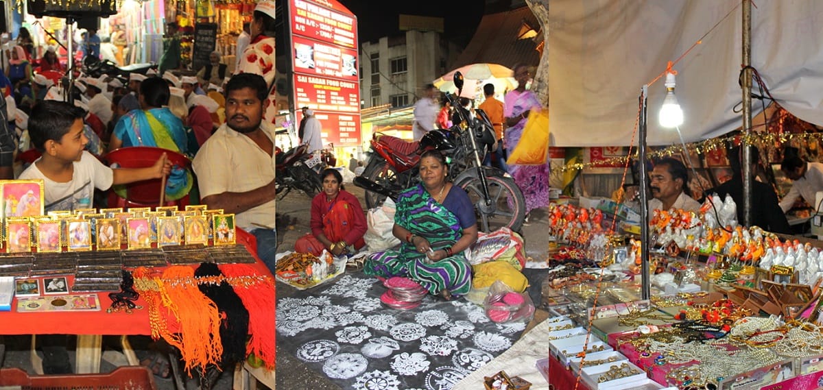 Vendors at Sai Baba Temple in Shirdi