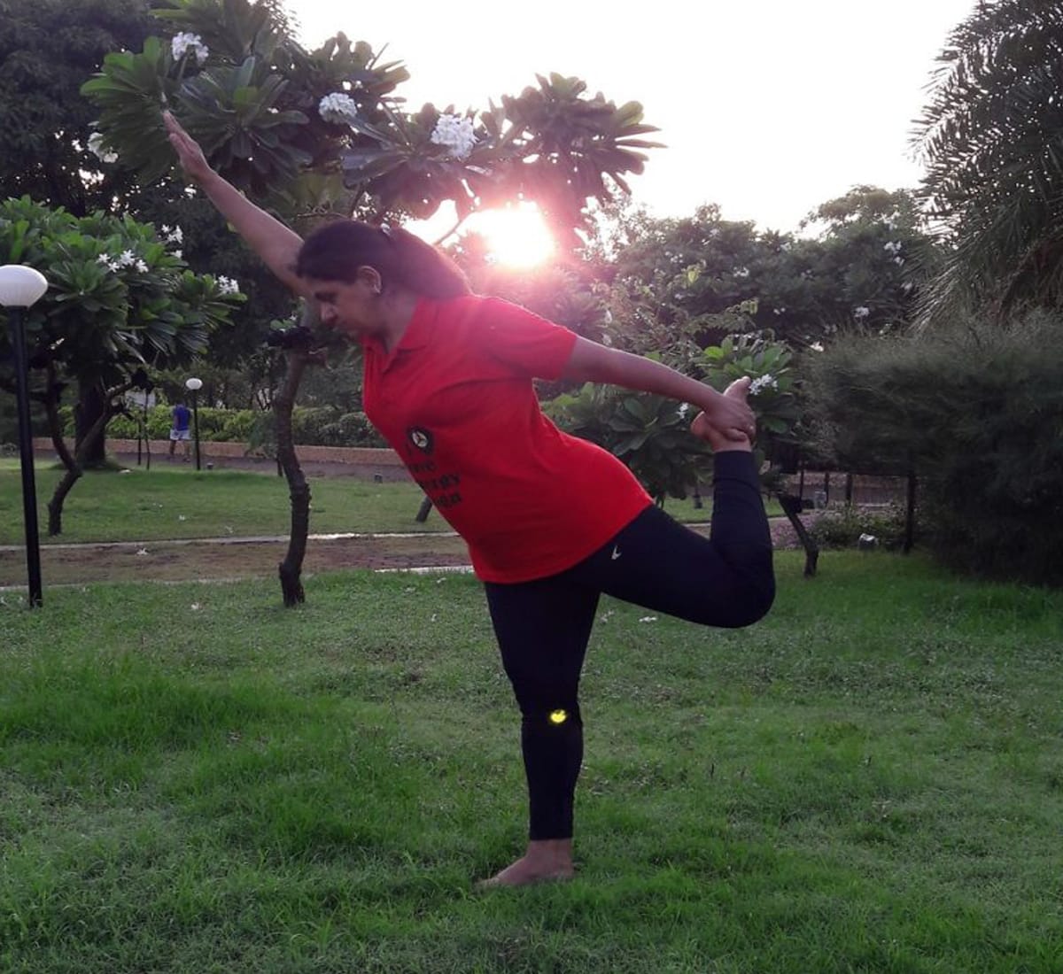 Chetna Gandecha in a Yoga Pose